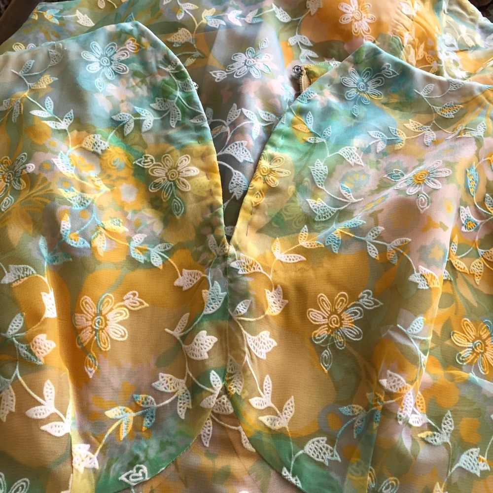 VTG Handmade Floral Dress - Picture 12 of 12